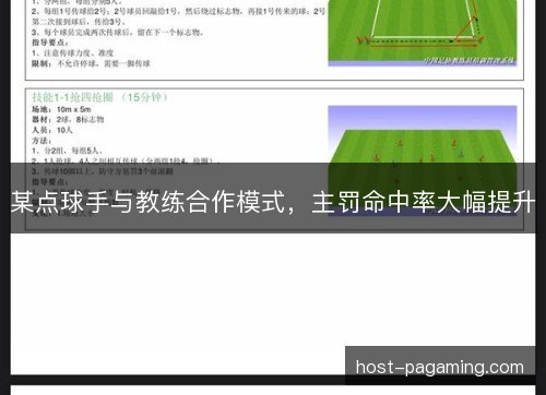 某点球手与教练合作模式，主罚命中率大幅提升